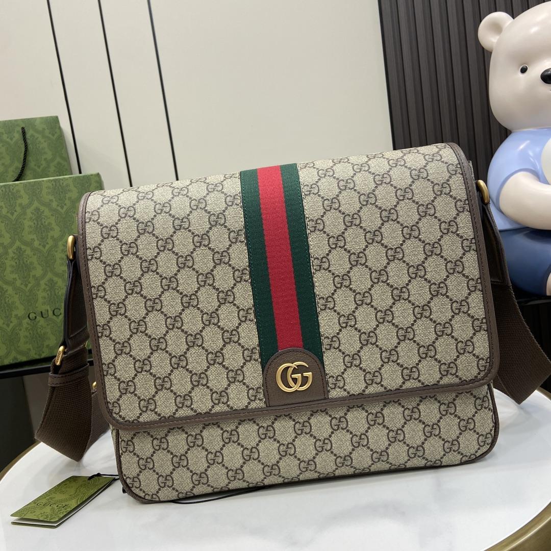 Gucci Ophidia GG Large Crossbody Bag - DesignerGu