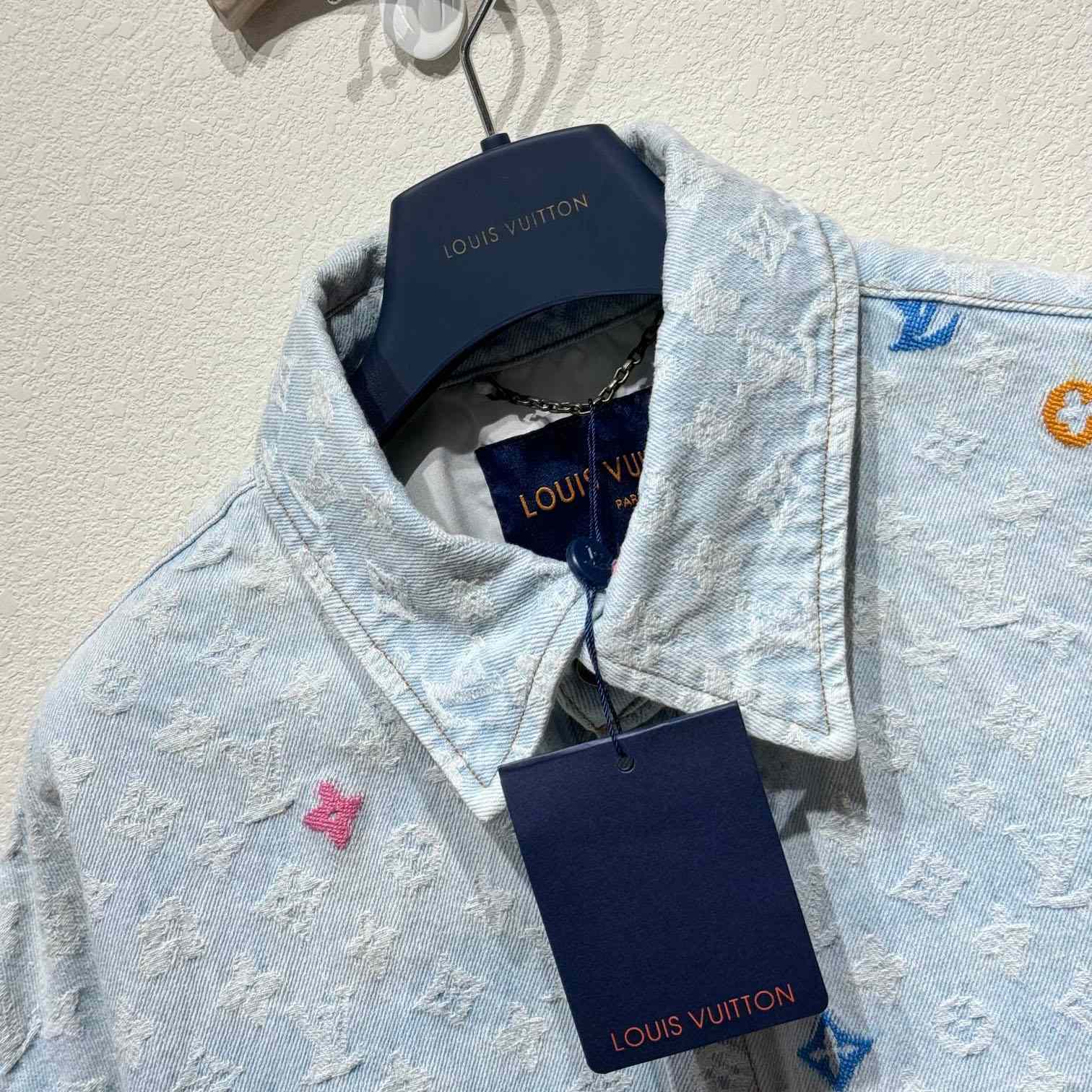 Louis Vuitton Monogram Short-Sleeved Shirt    - DesignerGu