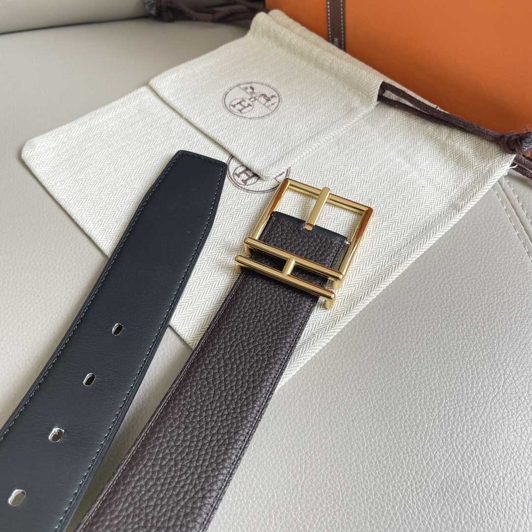 Hermes Leather Belt  38mm - DesignerGu