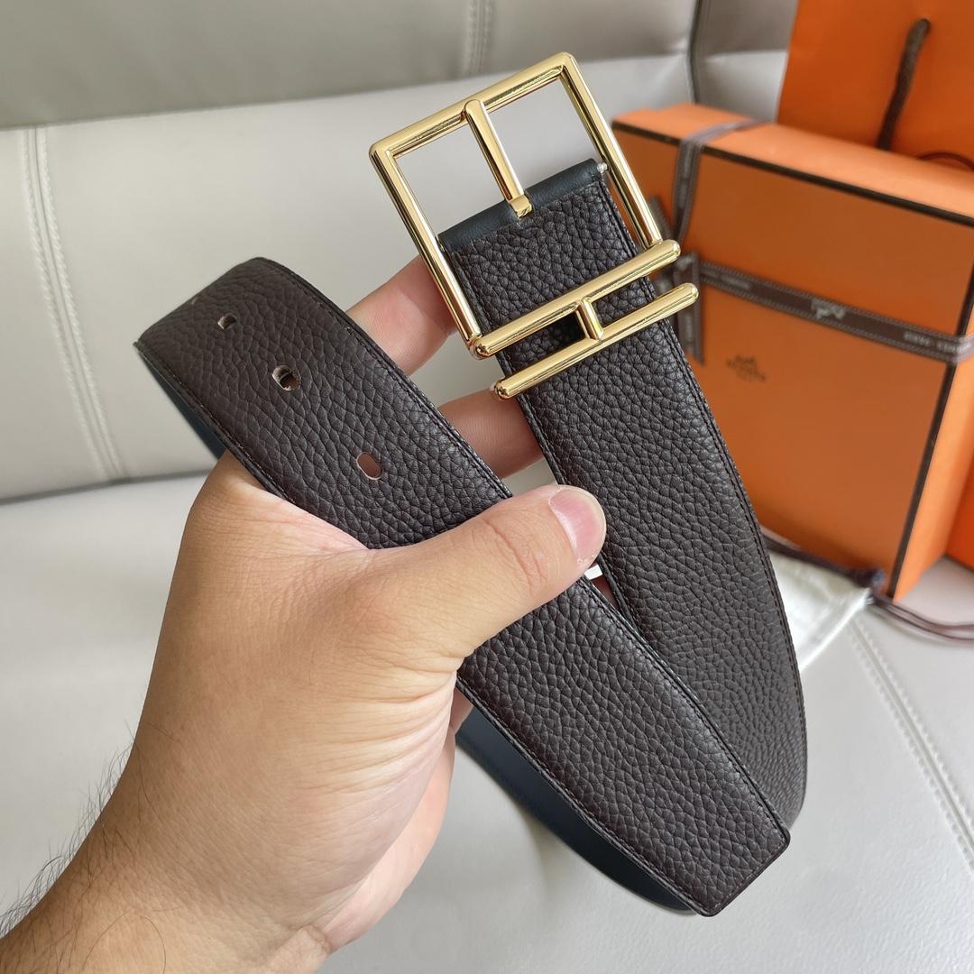 Hermes Leather Belt  38mm - DesignerGu