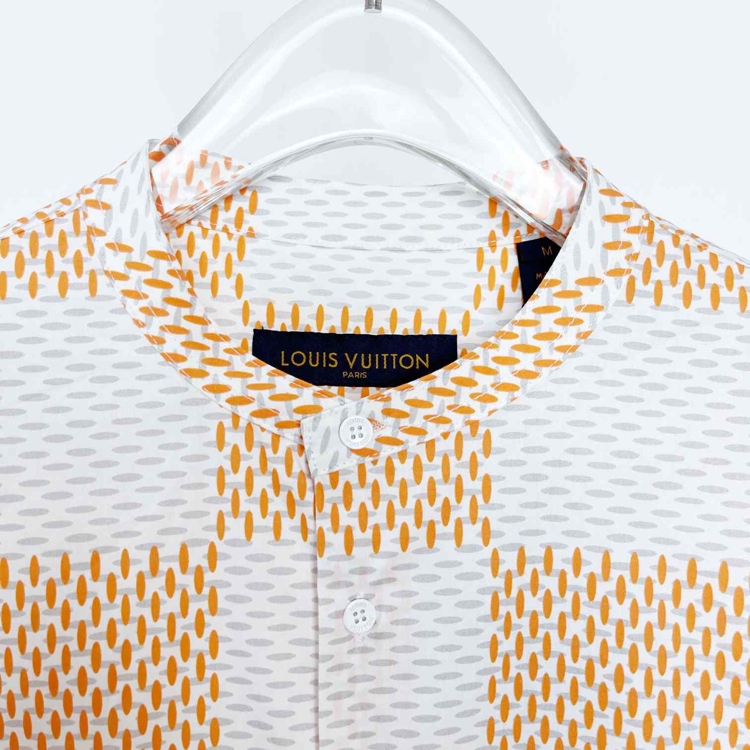 Louis Vuitton Short-Sleeved Officer Collar Shirt   1AFJCG - DesignerGu