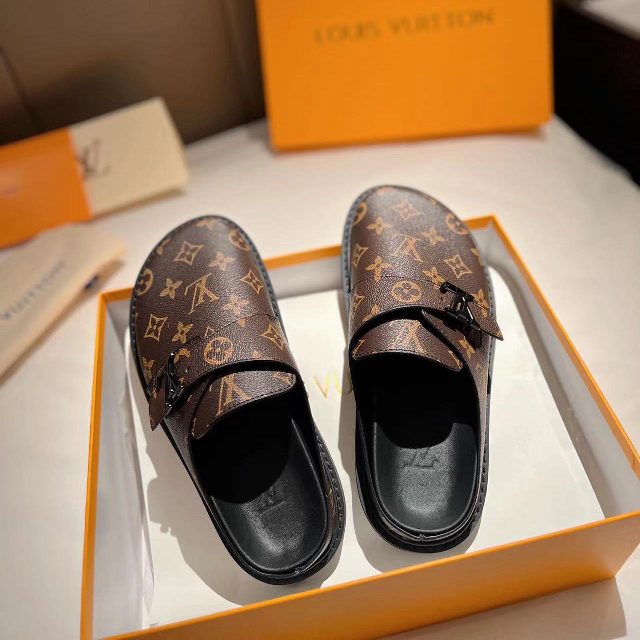 Louis Vuitton LV Easy Mule    1A8WIB - DesignerGu