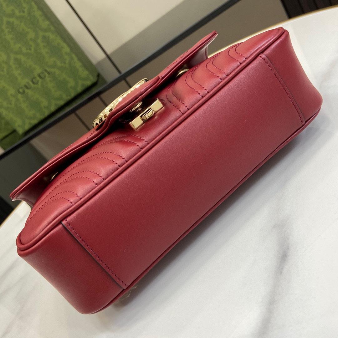 Gucci GG Marmont Mini Shoulder Bag - DesignerGu