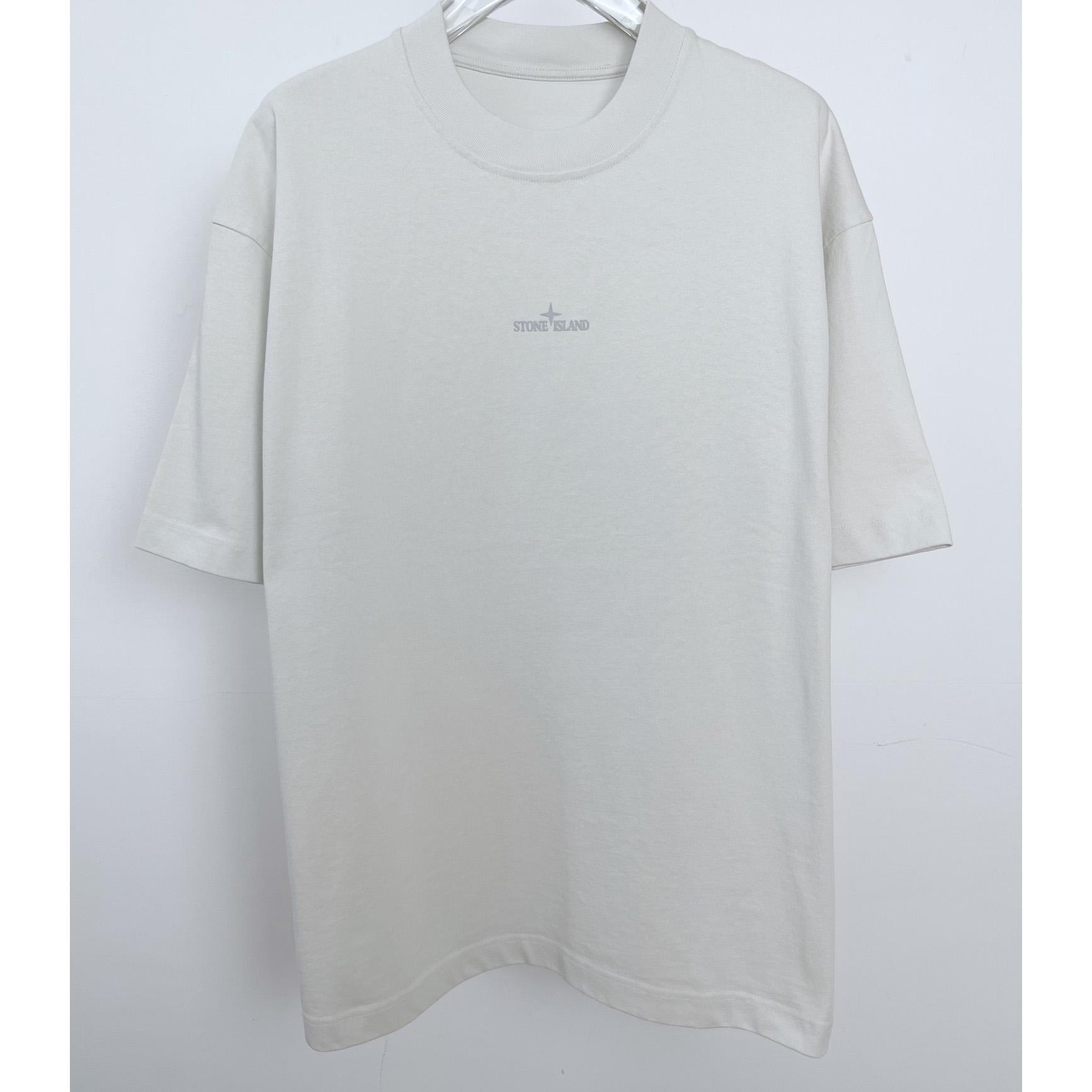 Stone Island Logo-print Cotton T-shirt - DesignerGu