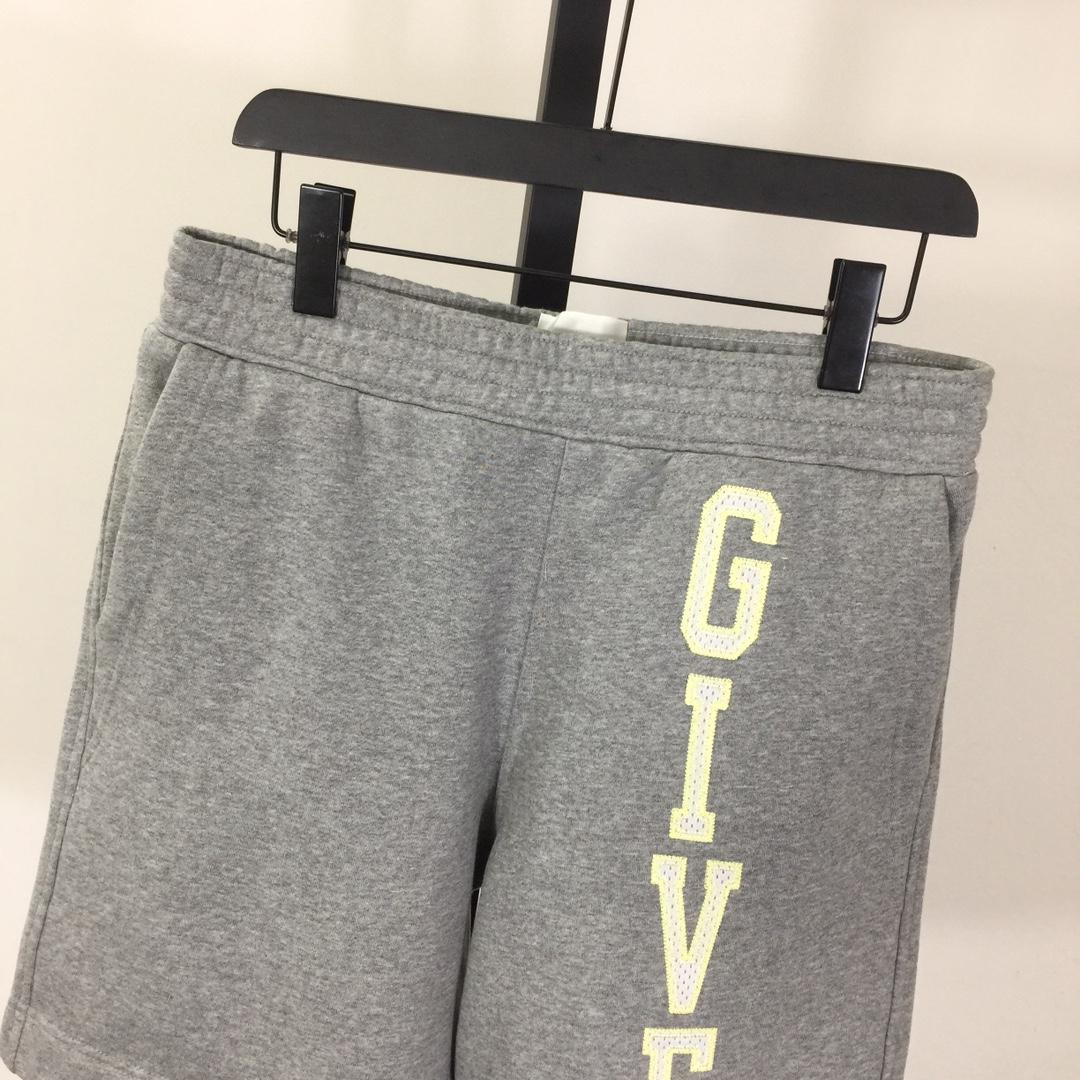 Givenchy Grey Mélange-effect Track Shorts - DesignerGu