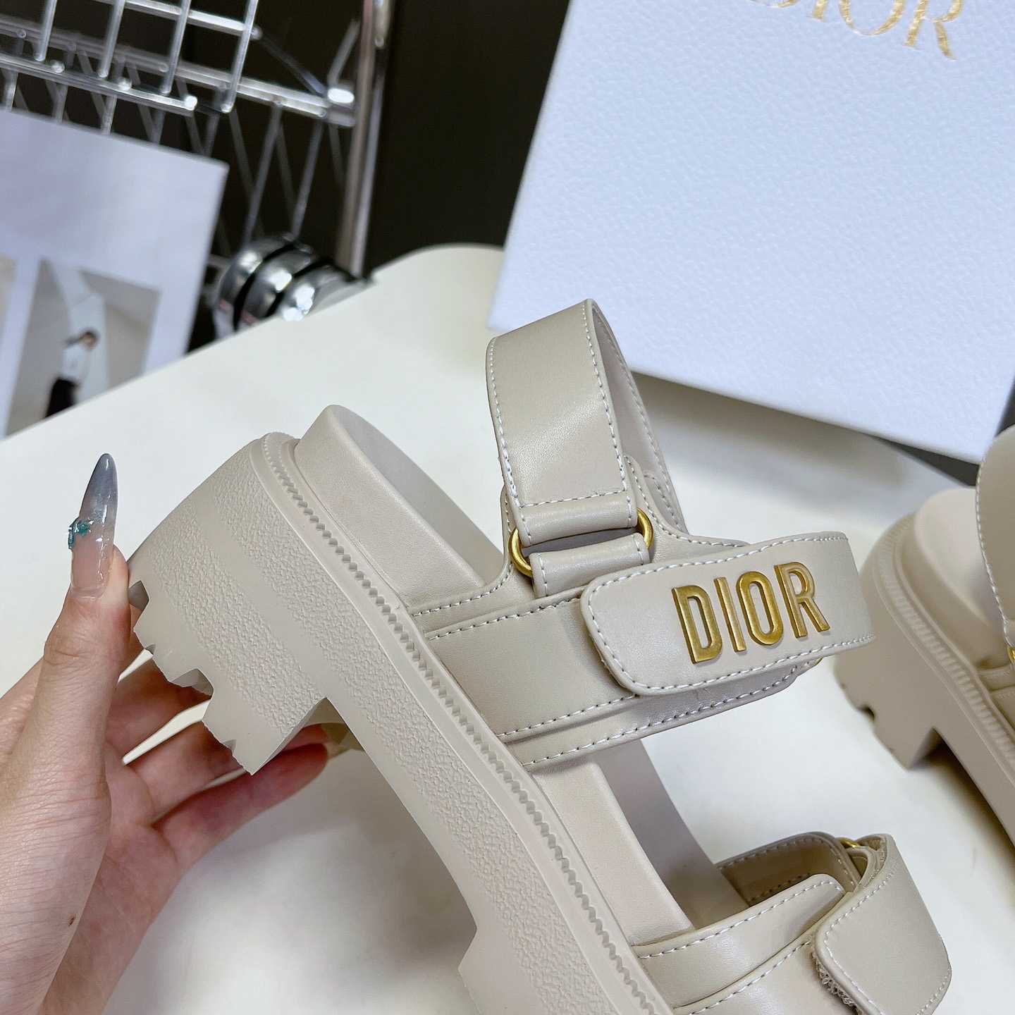 Dior Dioract Platform Sandal - DesignerGu