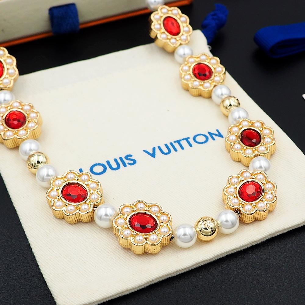 Louis Vuitton LV Dynasty Flower Necklace   M01763 - DesignerGu