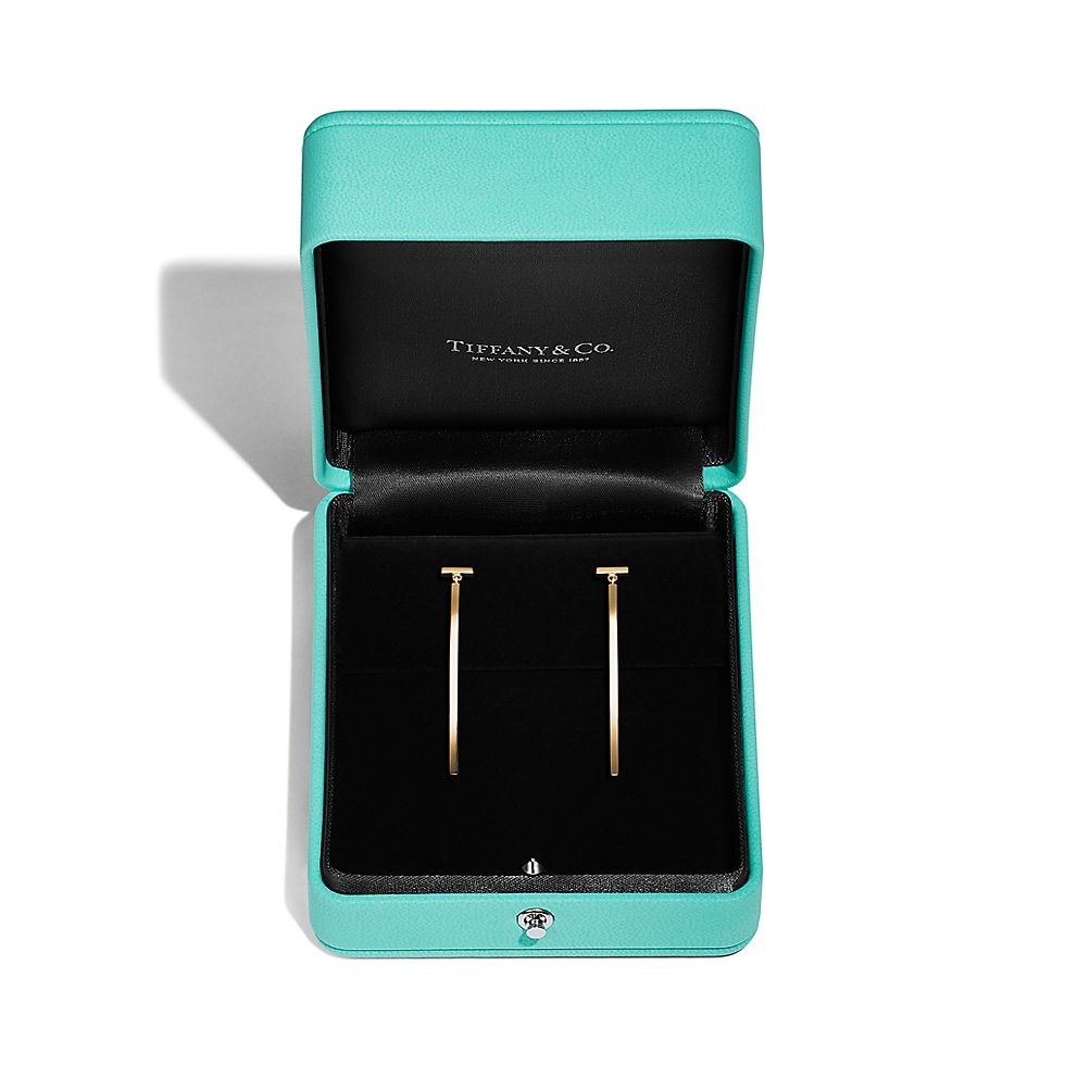 Tiffany & Co. Elongated Wire Bar Earrings - DesignerGu