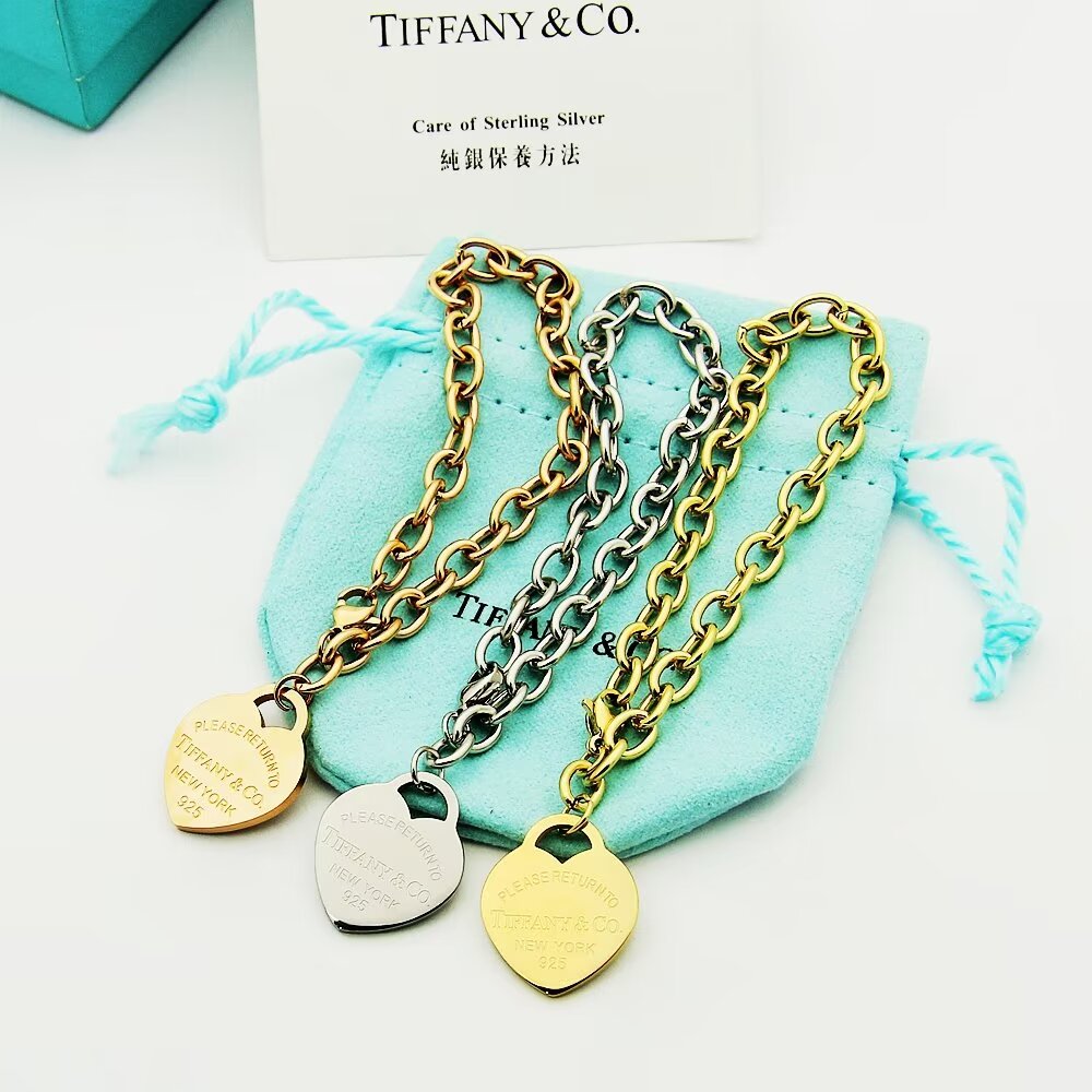 Tiffany & Co. Heart Tag Bracelet - DesignerGu