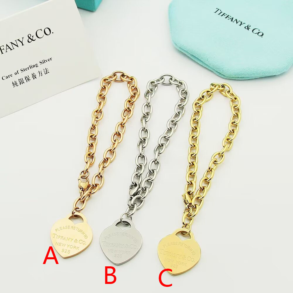 Tiffany & Co. Heart Tag Bracelet - DesignerGu