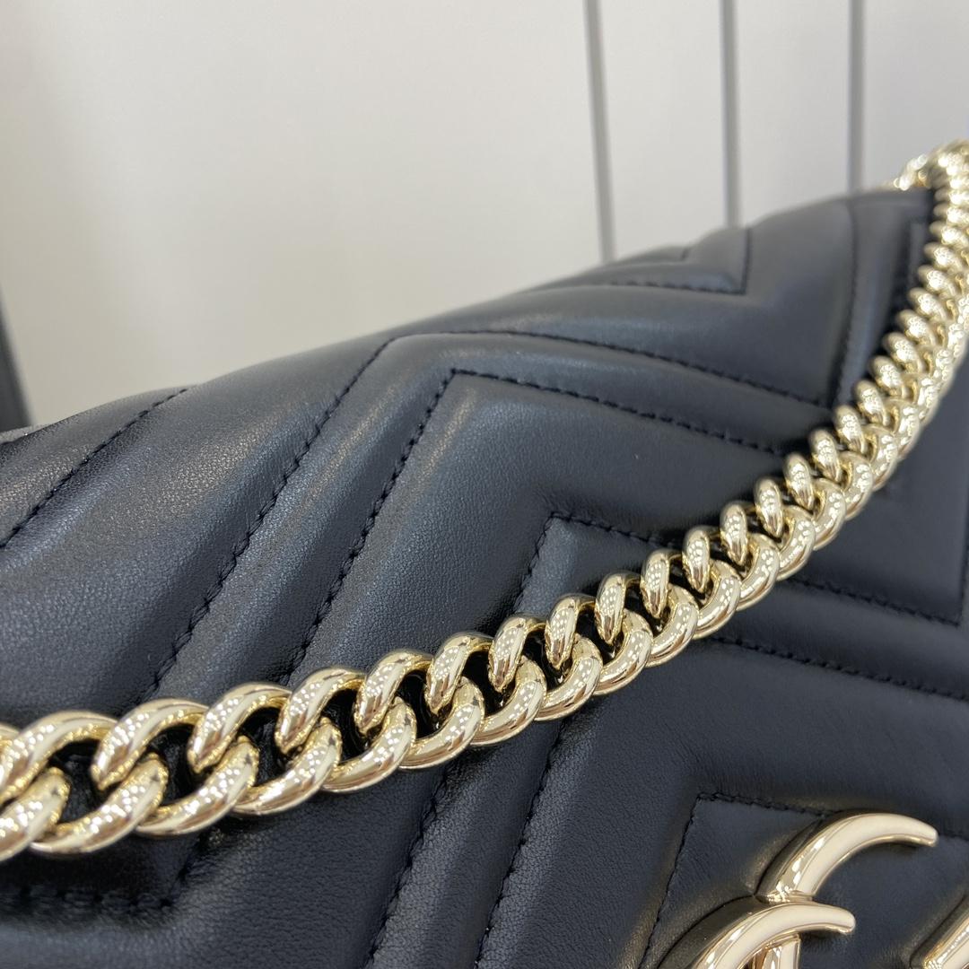 Gucci GG Marmont Large Shoulder Bag - DesignerGu