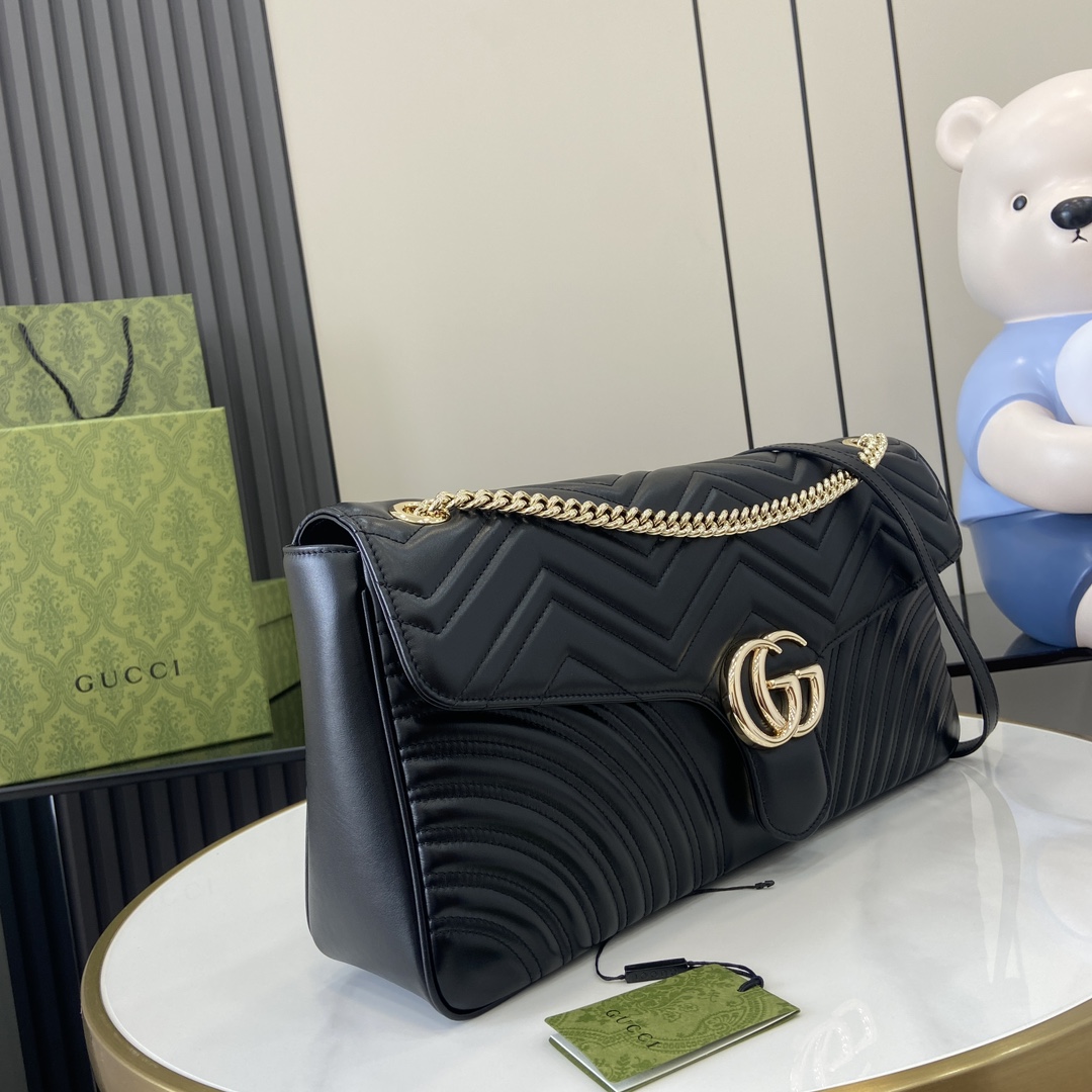 Gucci GG Marmont Large Shoulder Bag - DesignerGu