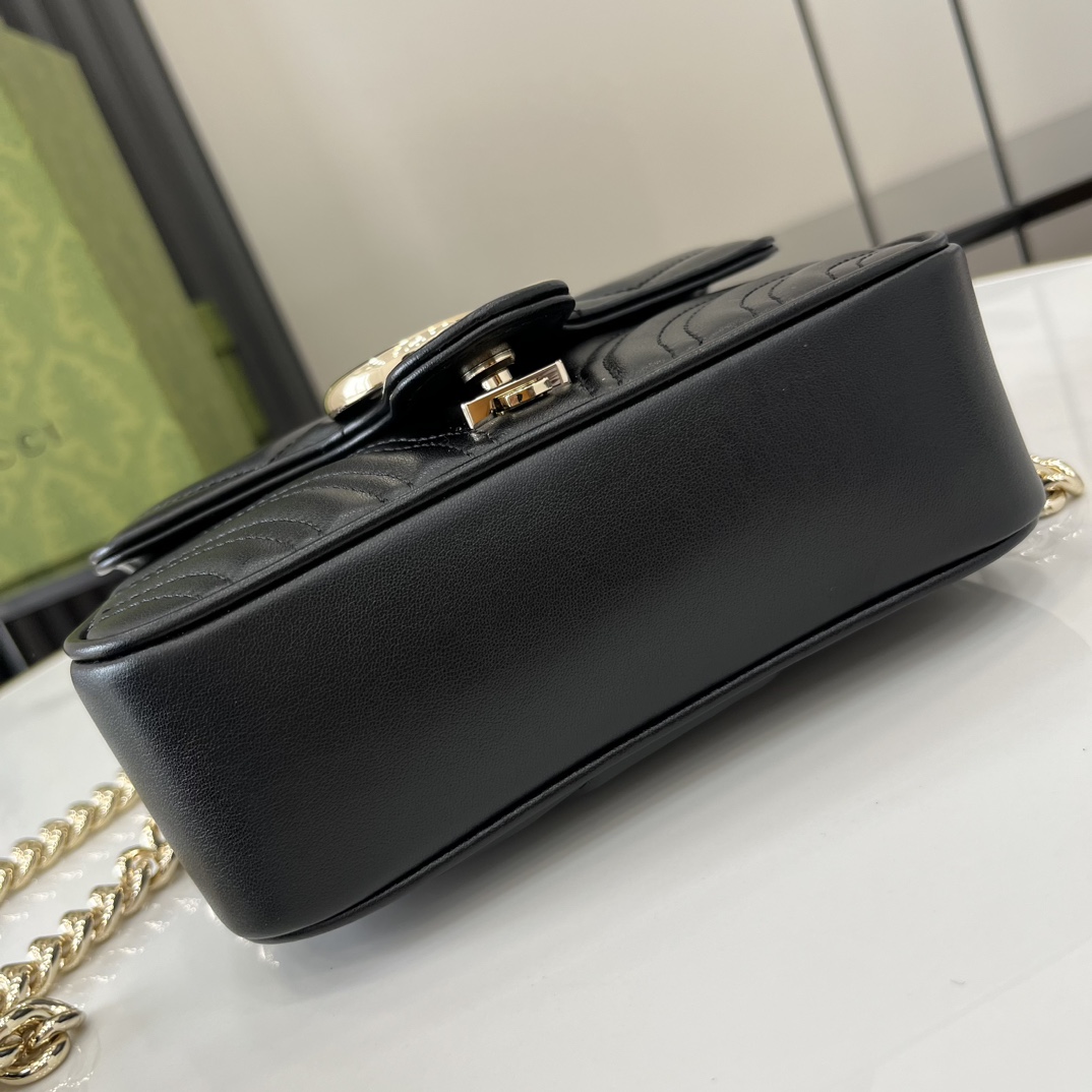 Gucci GG Marmont Mini Top Handle Bag - DesignerGu