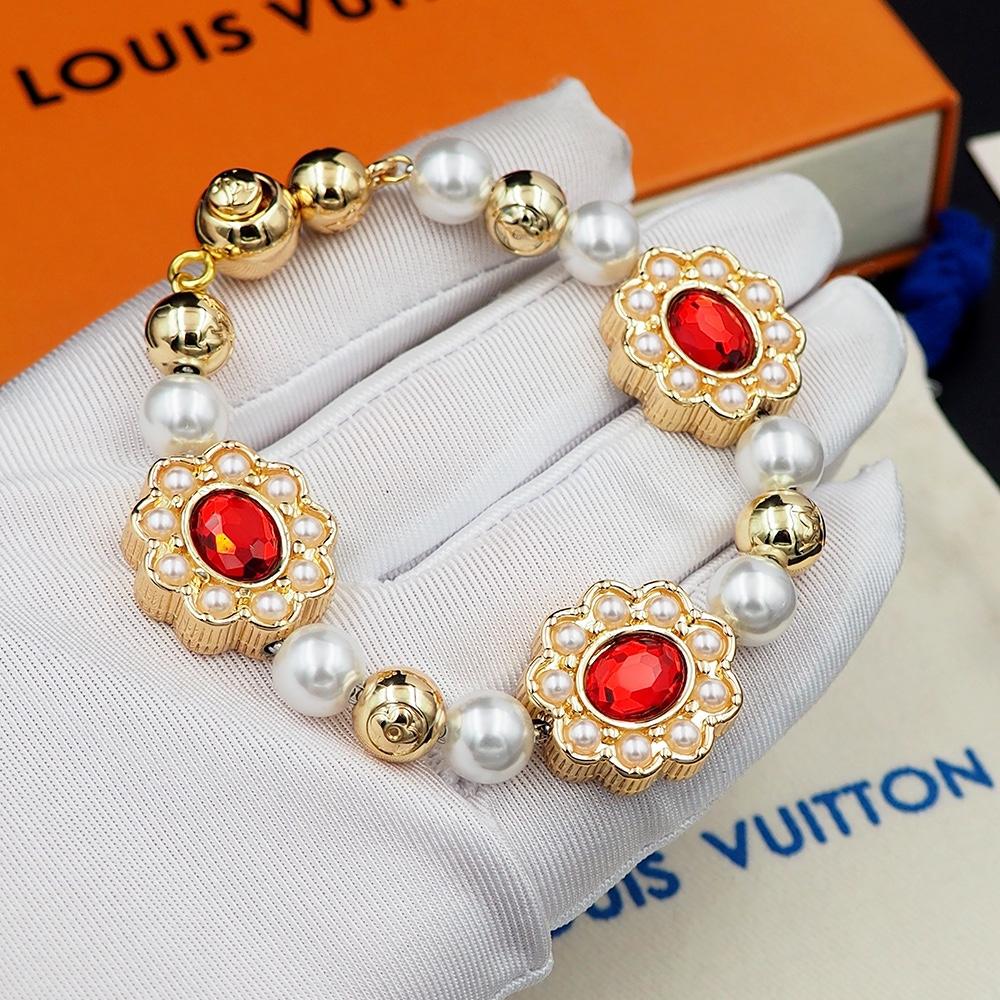 Louis Vuitton LV Dynasty Flower Bracelet - DesignerGu