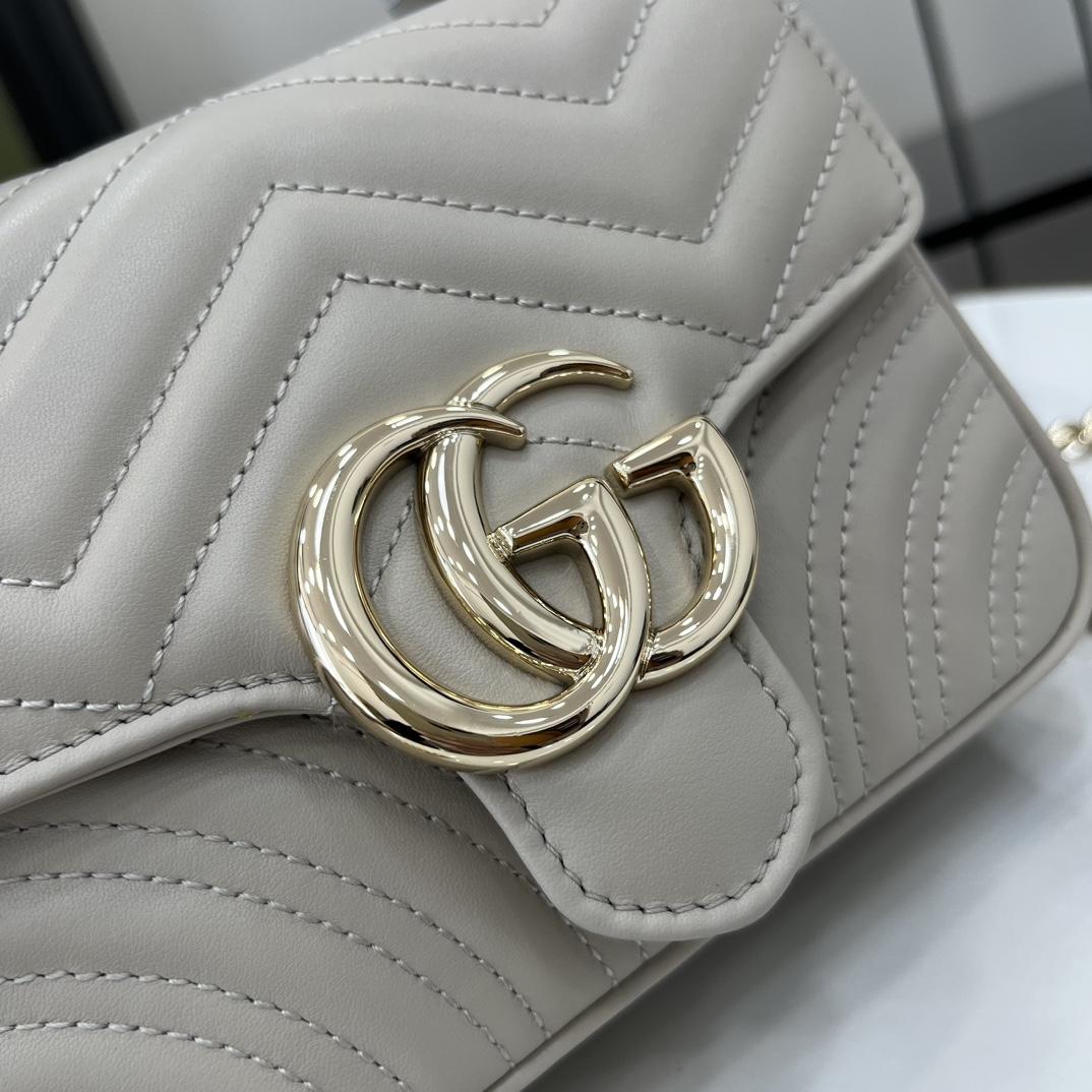 Gucci GG Marmont Mini Top Handle Bag - DesignerGu