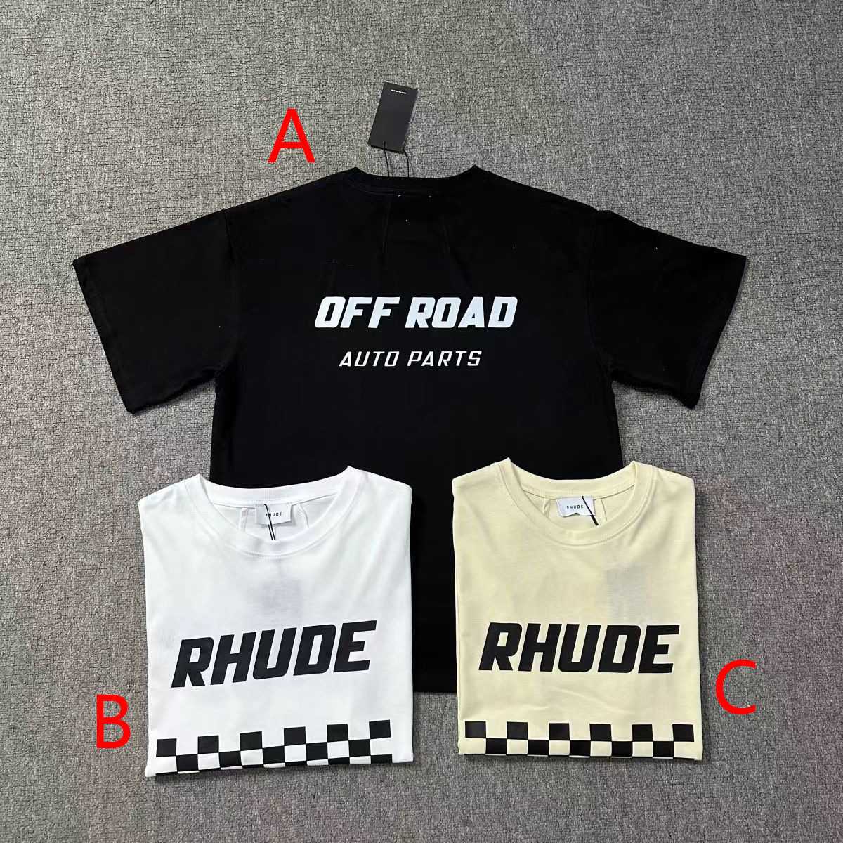 Rhude Cotton T-shirt - DesignerGu