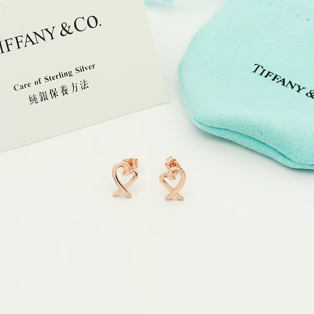 Tiffany & Co. Paloma Picasso Loving Heart Earrings - DesignerGu