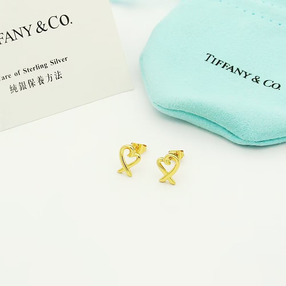 Tiffany & Co. Paloma Picasso Loving Heart Earrings - DesignerGu