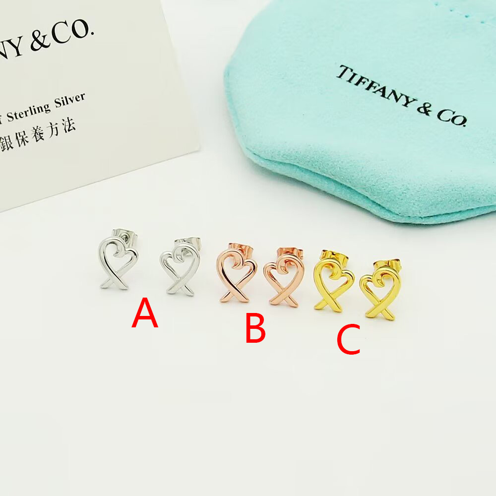 Tiffany & Co. Paloma Picasso Loving Heart Earrings - DesignerGu