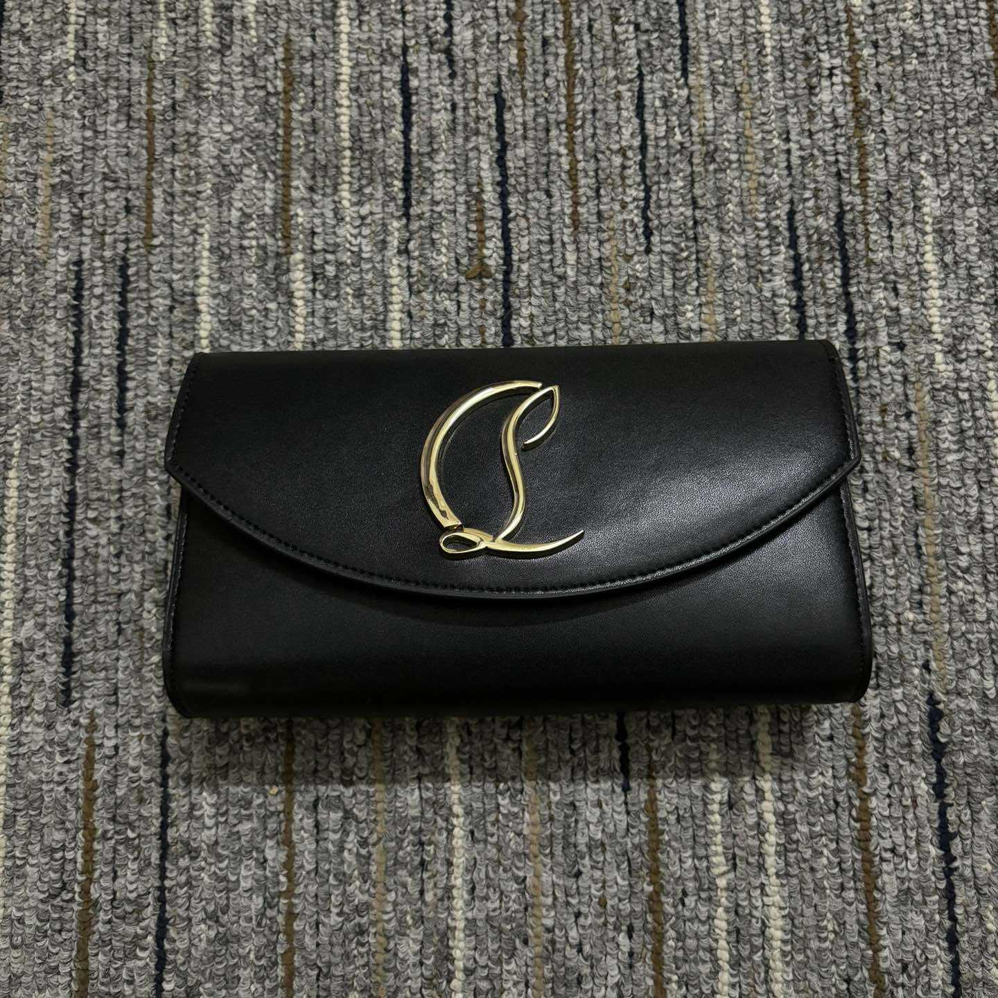 Christian Louboutin Leather Wallet On Chain  - DesignerGu