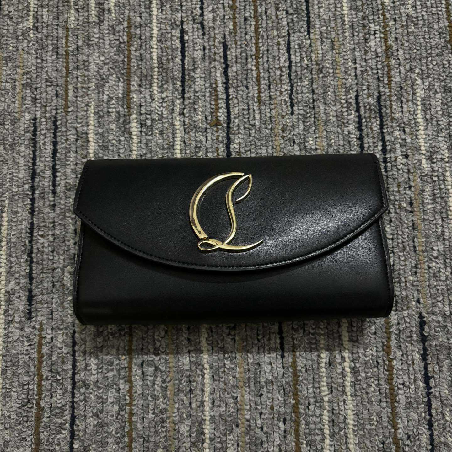 Christian Louboutin Leather Wallet On Chain  - DesignerGu