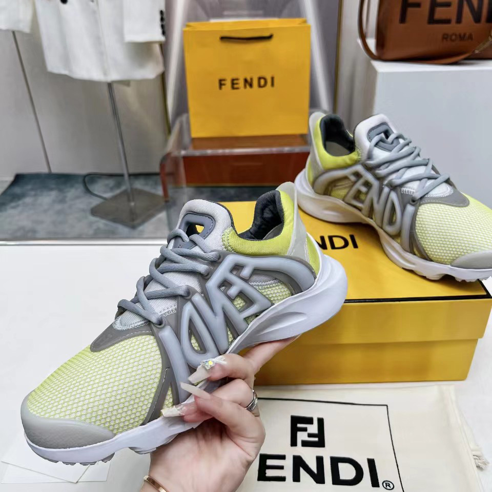 Fendi Tag Sneakers - DesignerGu