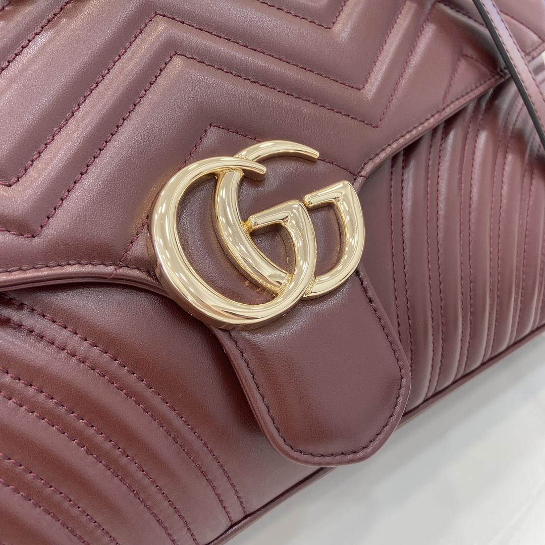 Gucci GG Marmont Large Shoulder Bag - DesignerGu