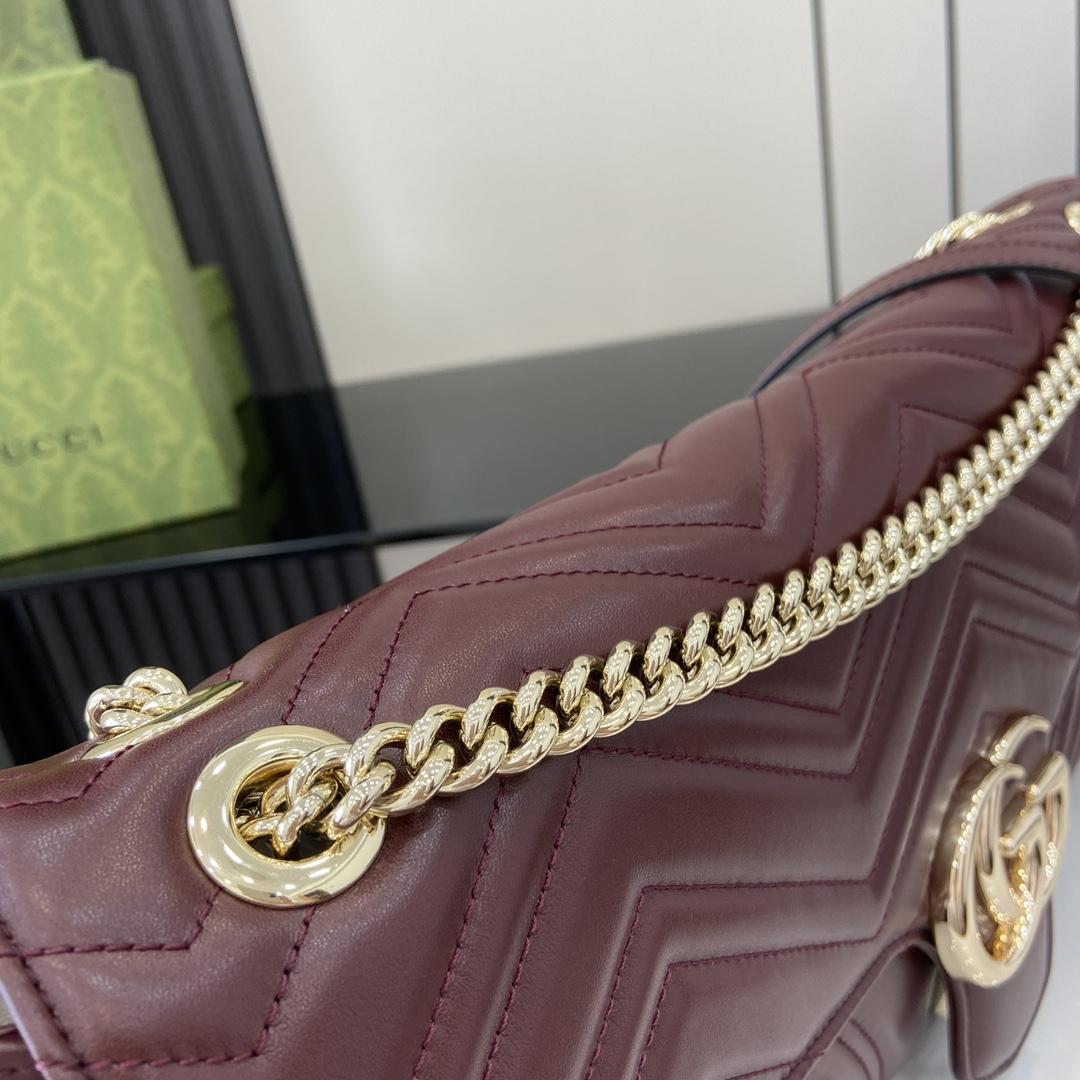 Gucci GG Marmont Large Shoulder Bag - DesignerGu