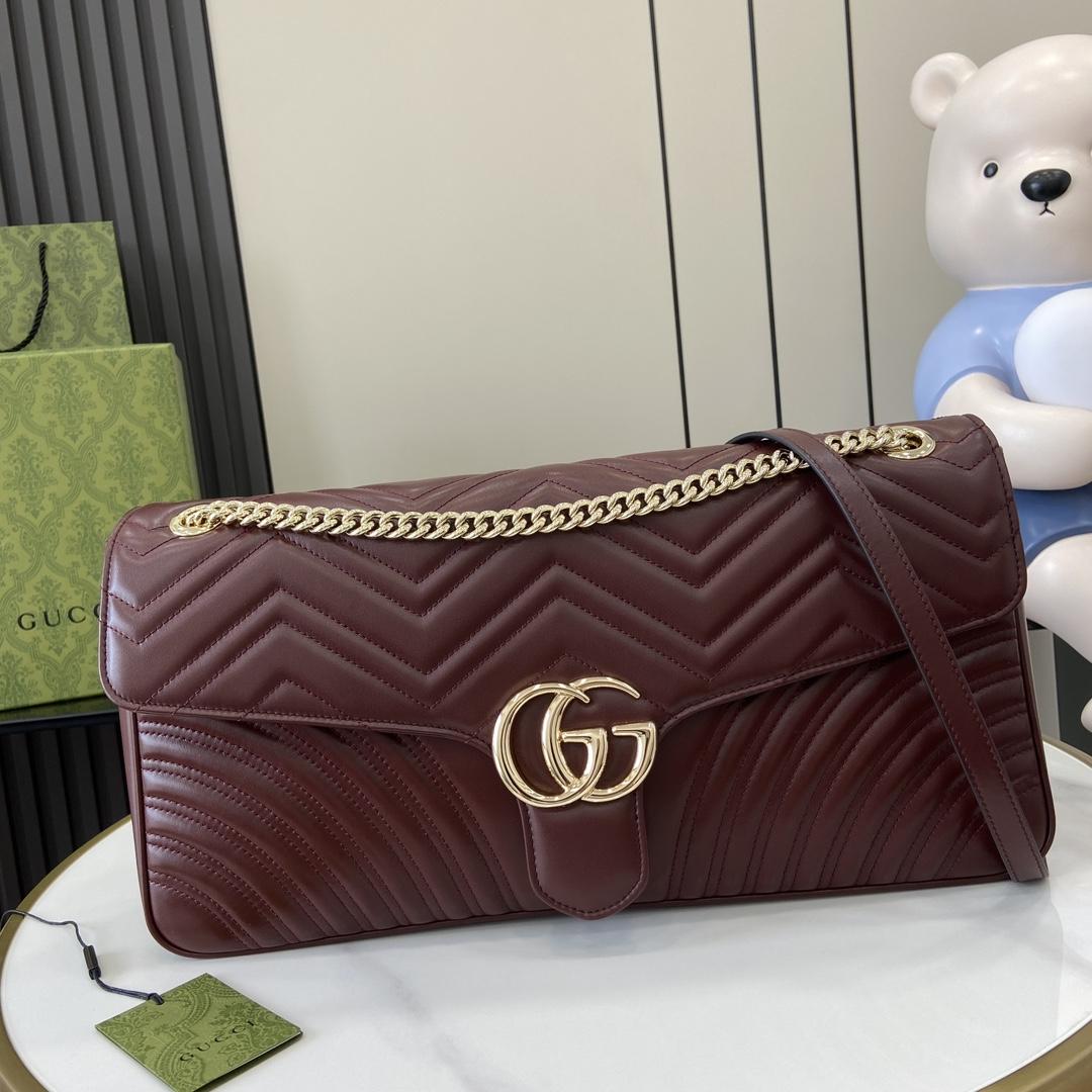 Gucci GG Marmont Large Shoulder Bag - DesignerGu