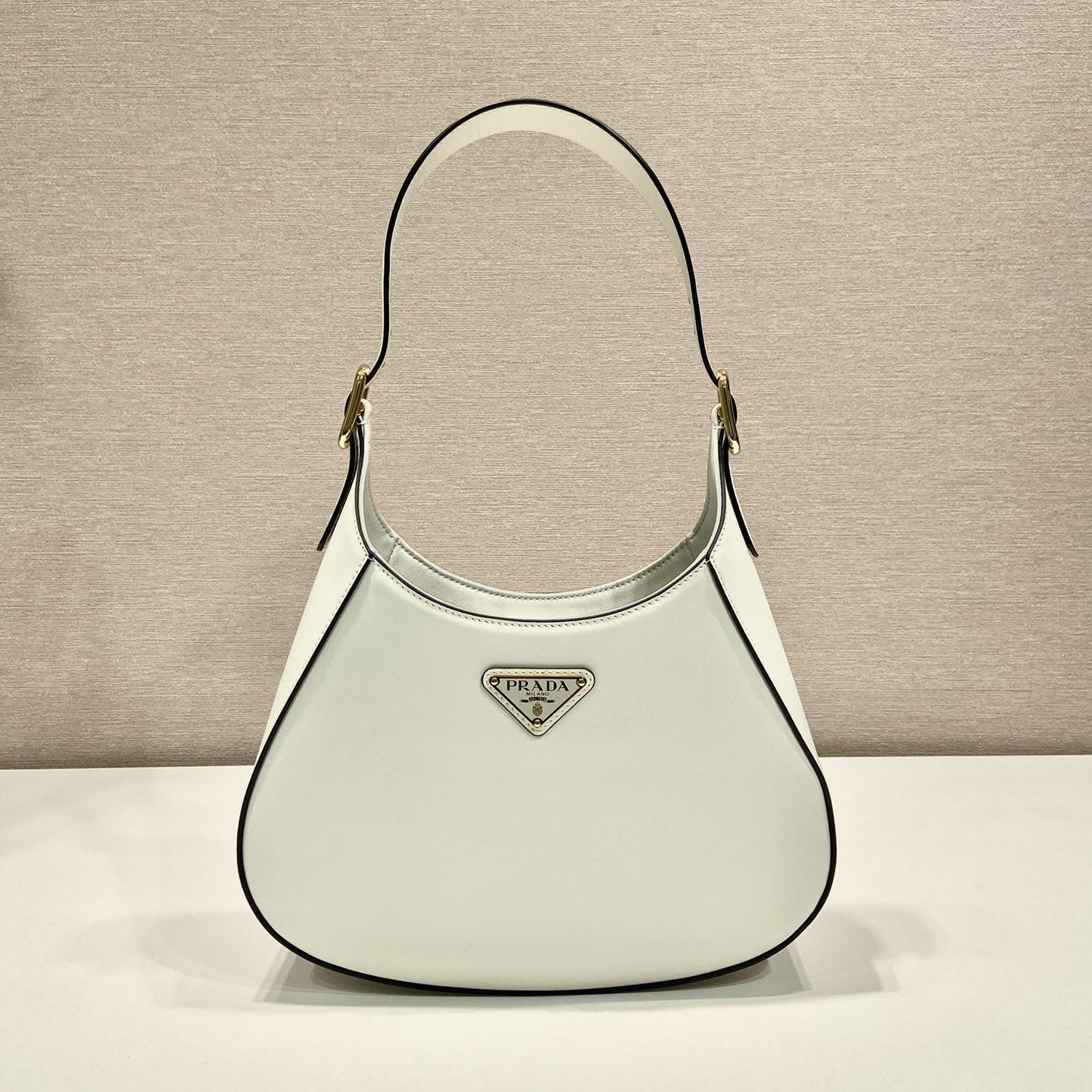 Prada Leather Shoulder Bag（27x19x5cm） - DesignerGu