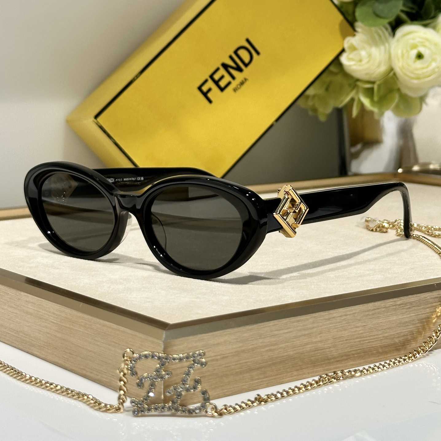 Fendi Diamonds Acetate Sunglasses    FE40140U - DesignerGu