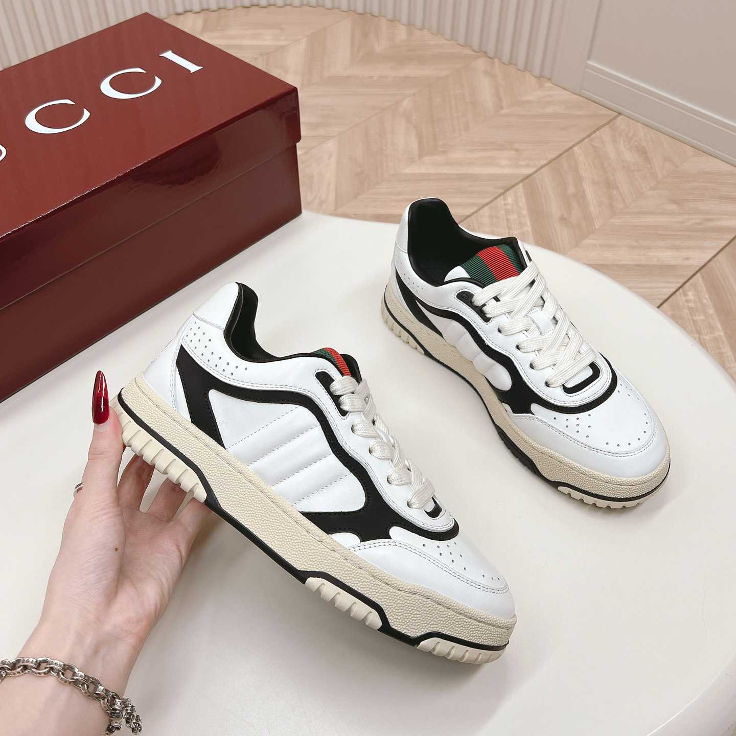 Gucci Re-web Sneaker - DesignerGu