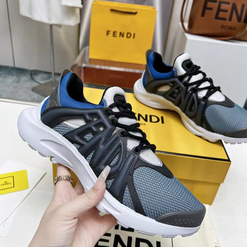 Fendi Tag Sneakers - DesignerGu