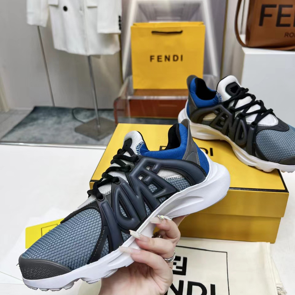 Fendi Tag Sneakers - DesignerGu