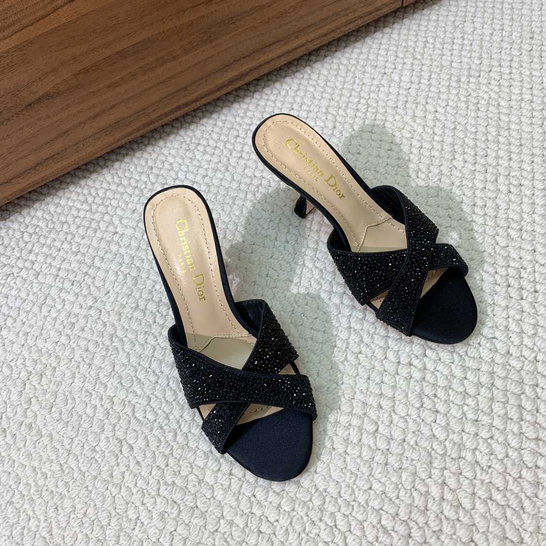 Dior Tribales Heeled Slide - DesignerGu