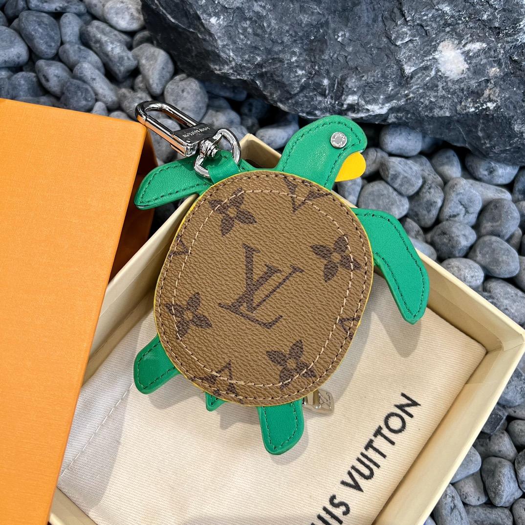 Louis Vuitton LV Turtle Pouch Bag Charm   - DesignerGu