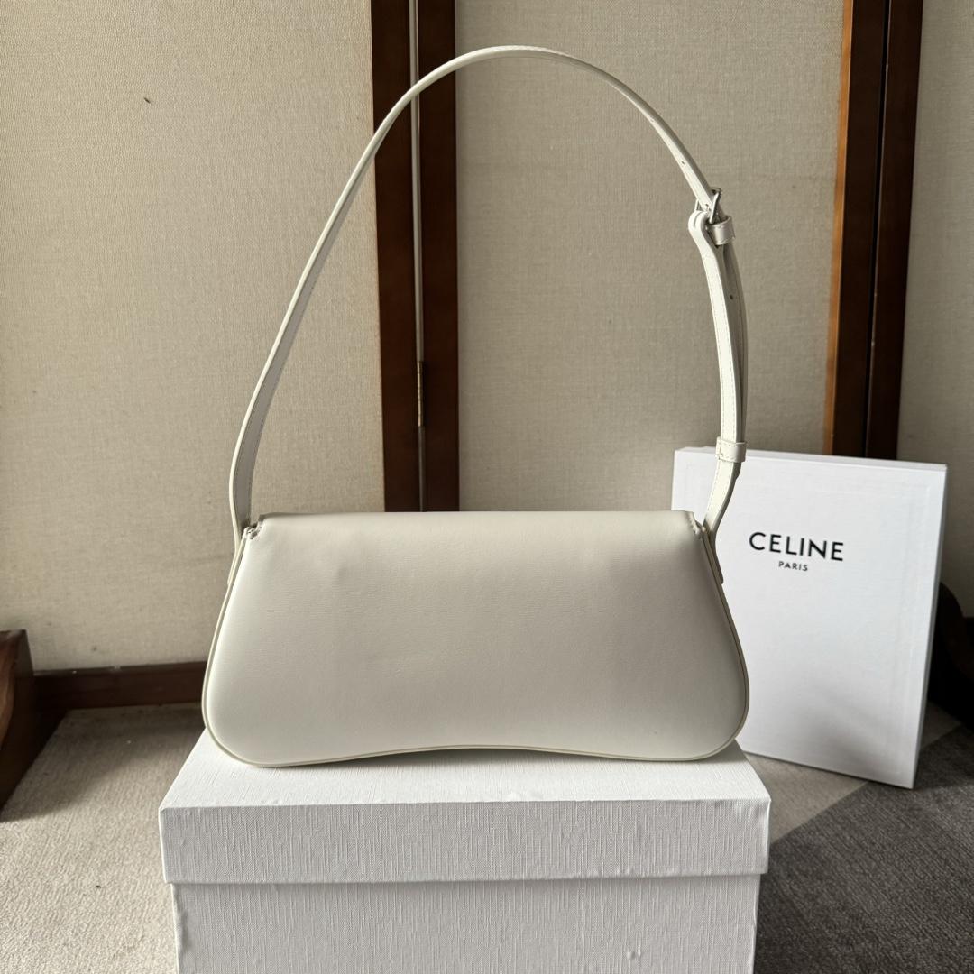 Celine Medium Celine Lola Bag In Shiny Calfskin - DesignerGu