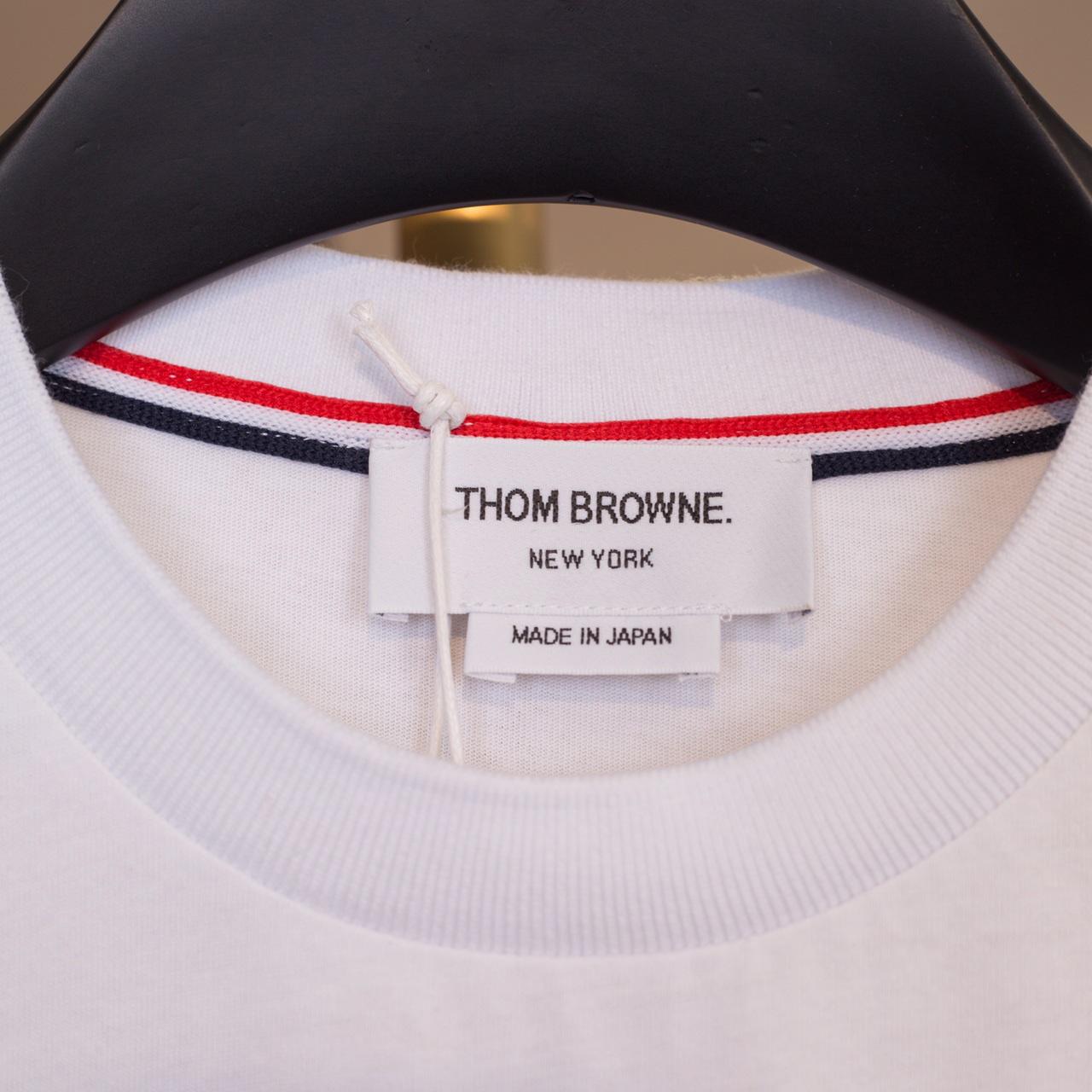 Thom Browne RWB Stripe T-Shirt   2107 - DesignerGu