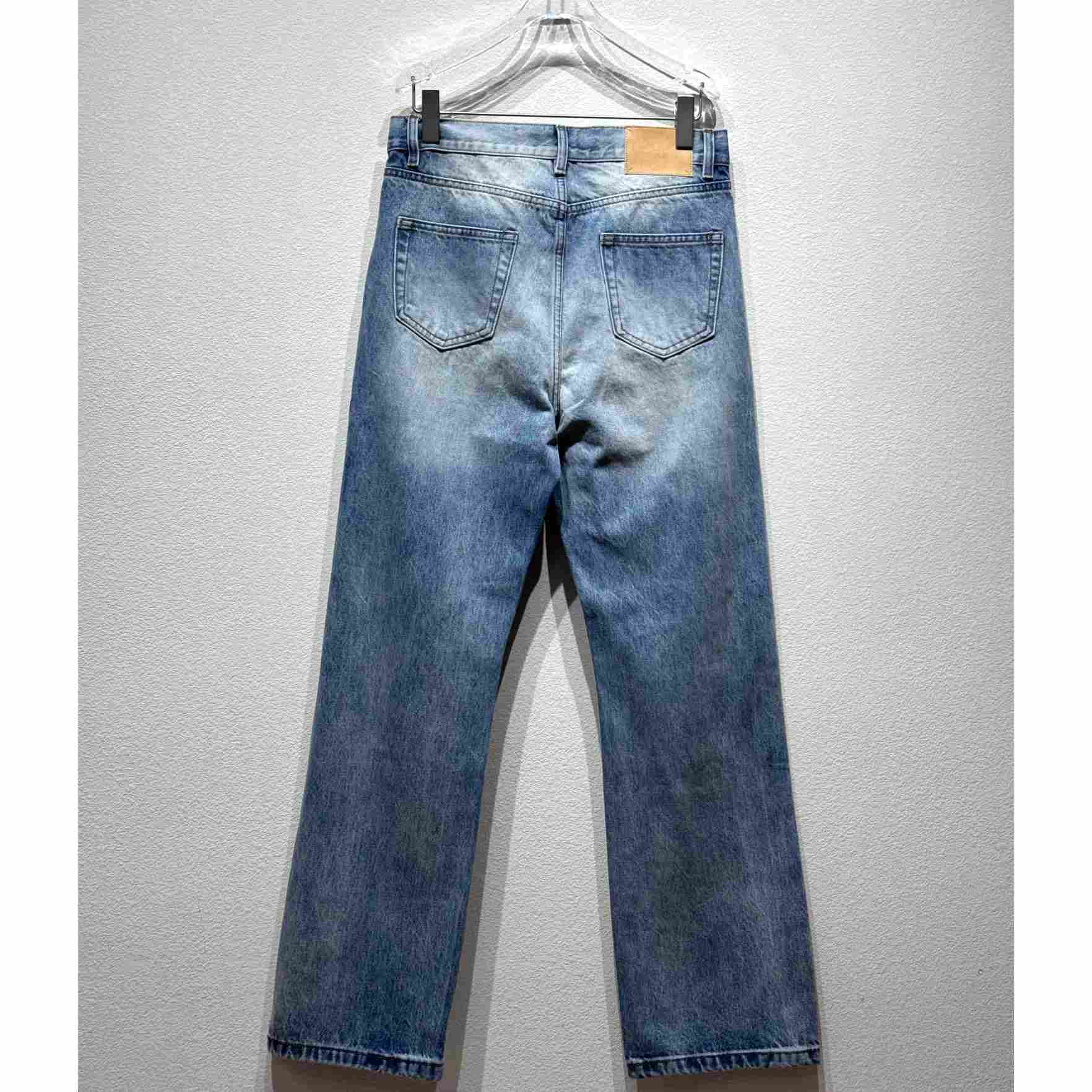 Celine Jeans In Blue Destroyed Denim  - DesignerGu