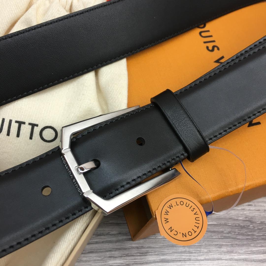 Louis Vuitton 35mm Leather Belt - DesignerGu