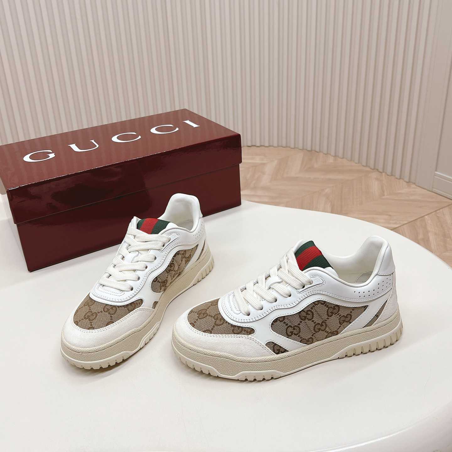 Gucci Re-web Sneaker - DesignerGu