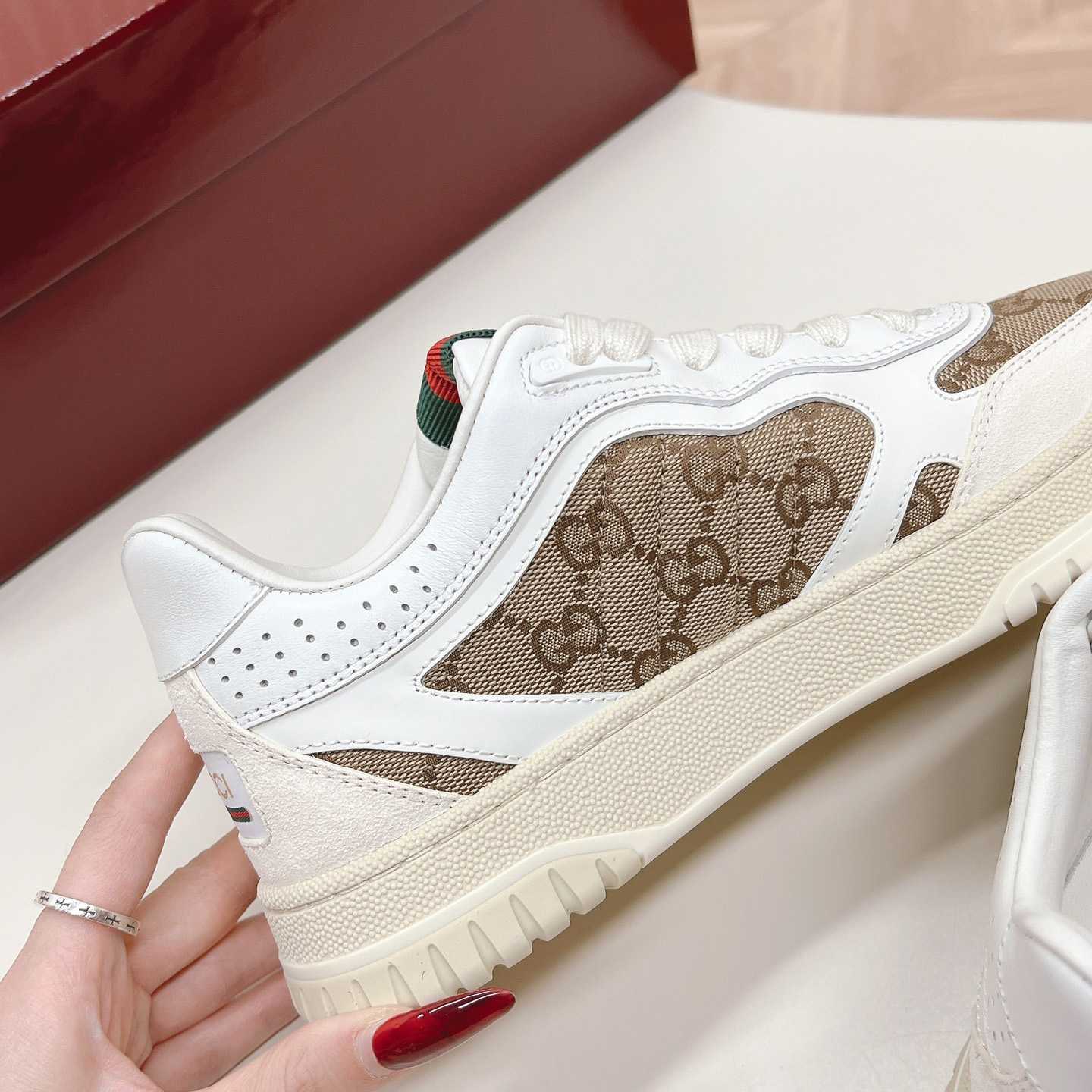 Gucci Re-web Sneaker - DesignerGu