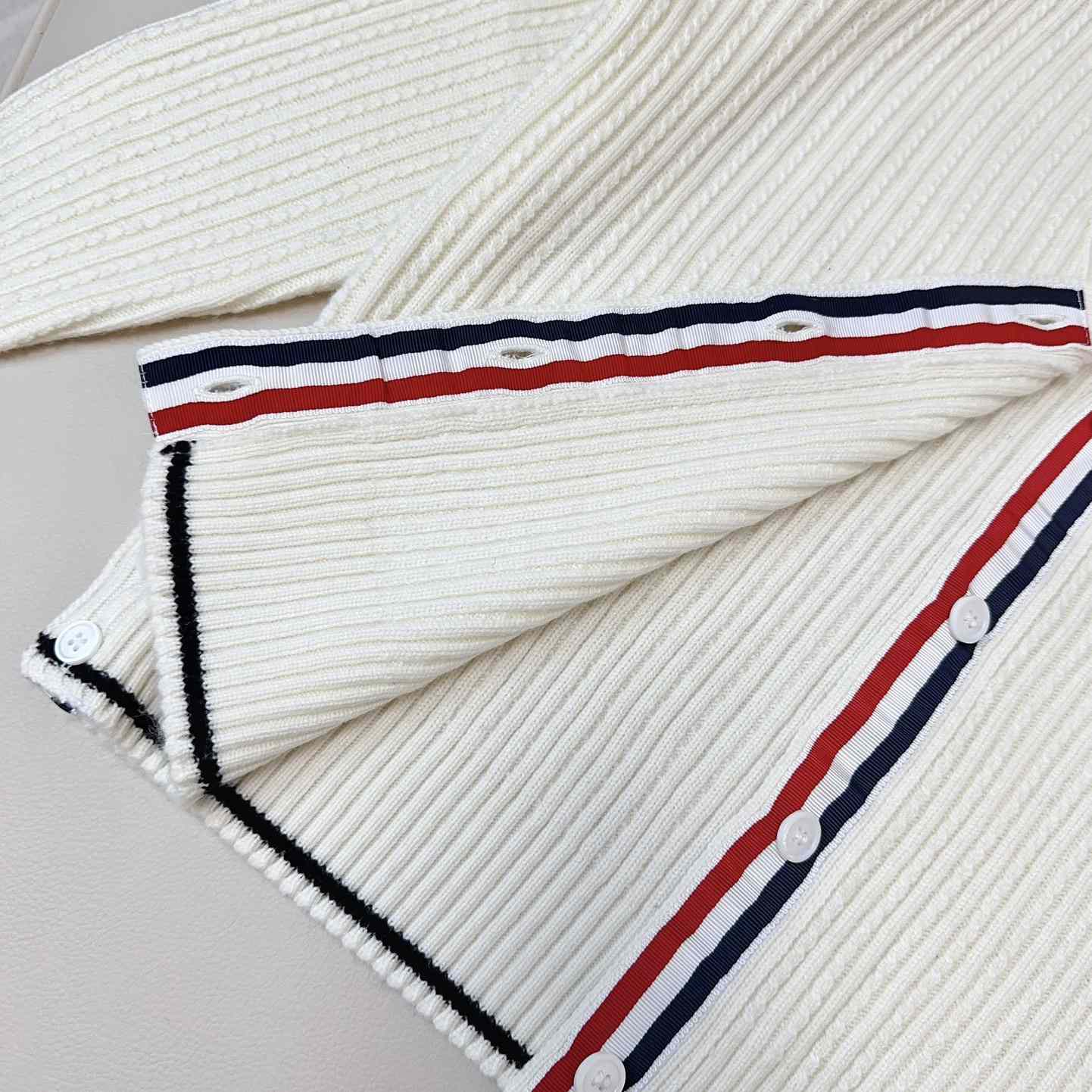 Thom Browne Four Stripe Cardigan - DesignerGu