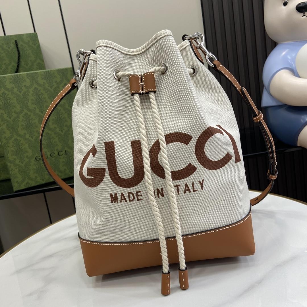 Gucci Small Shoulder Bag With Gucci Print - DesignerGu