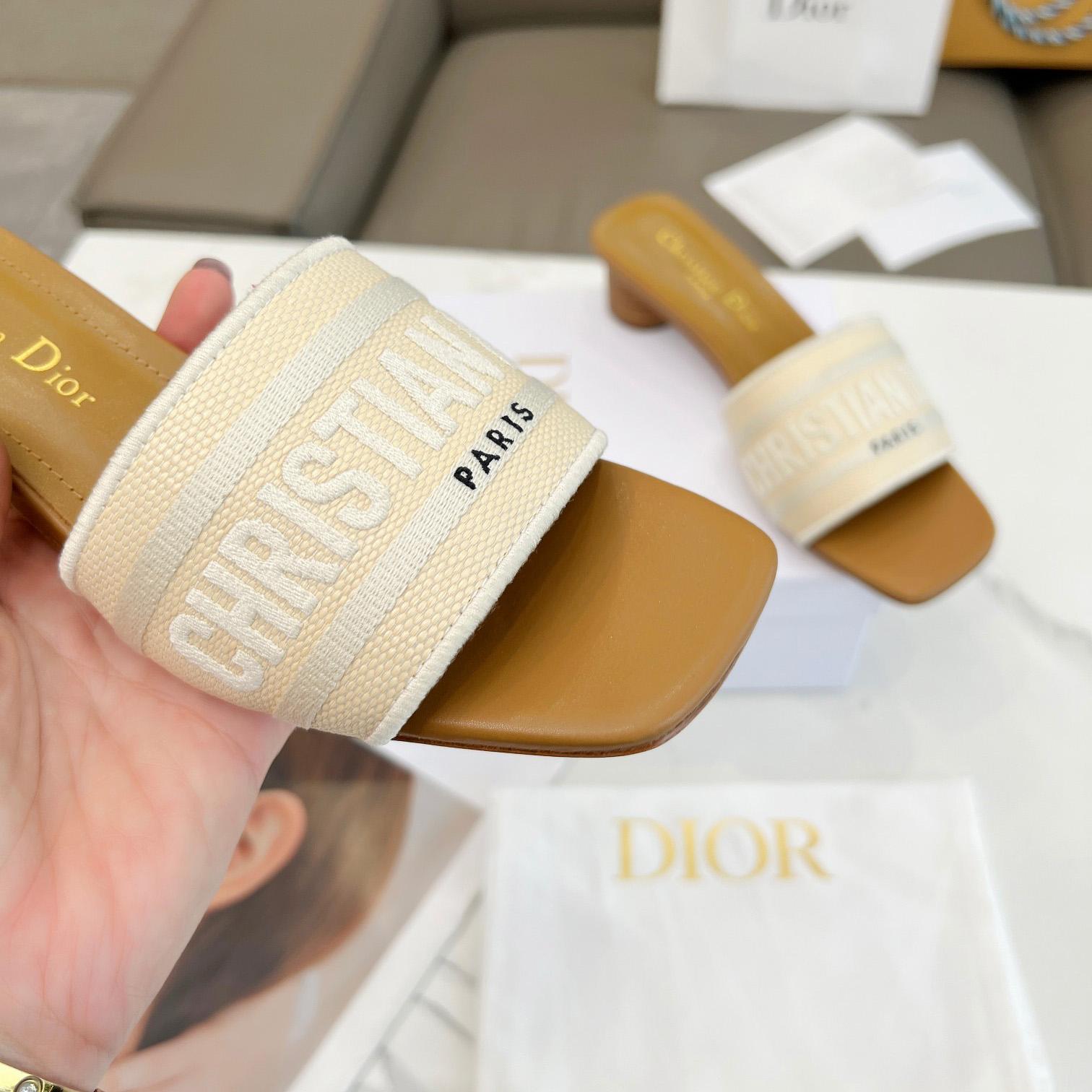 Dior Dioriviera Dway Heeled Slide - DesignerGu