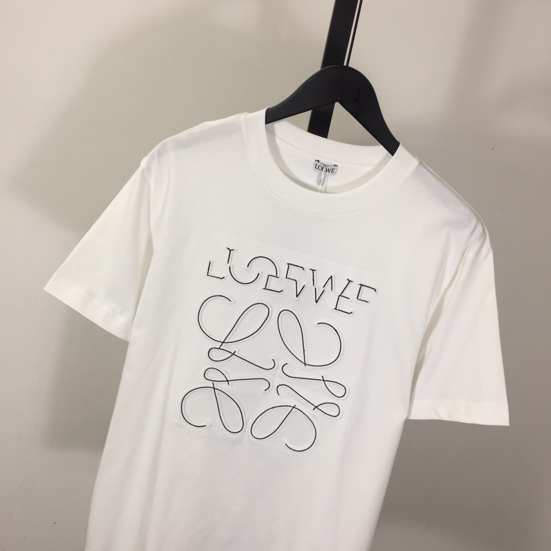 Loewe Anagram T-shirt In Cotton - DesignerGu