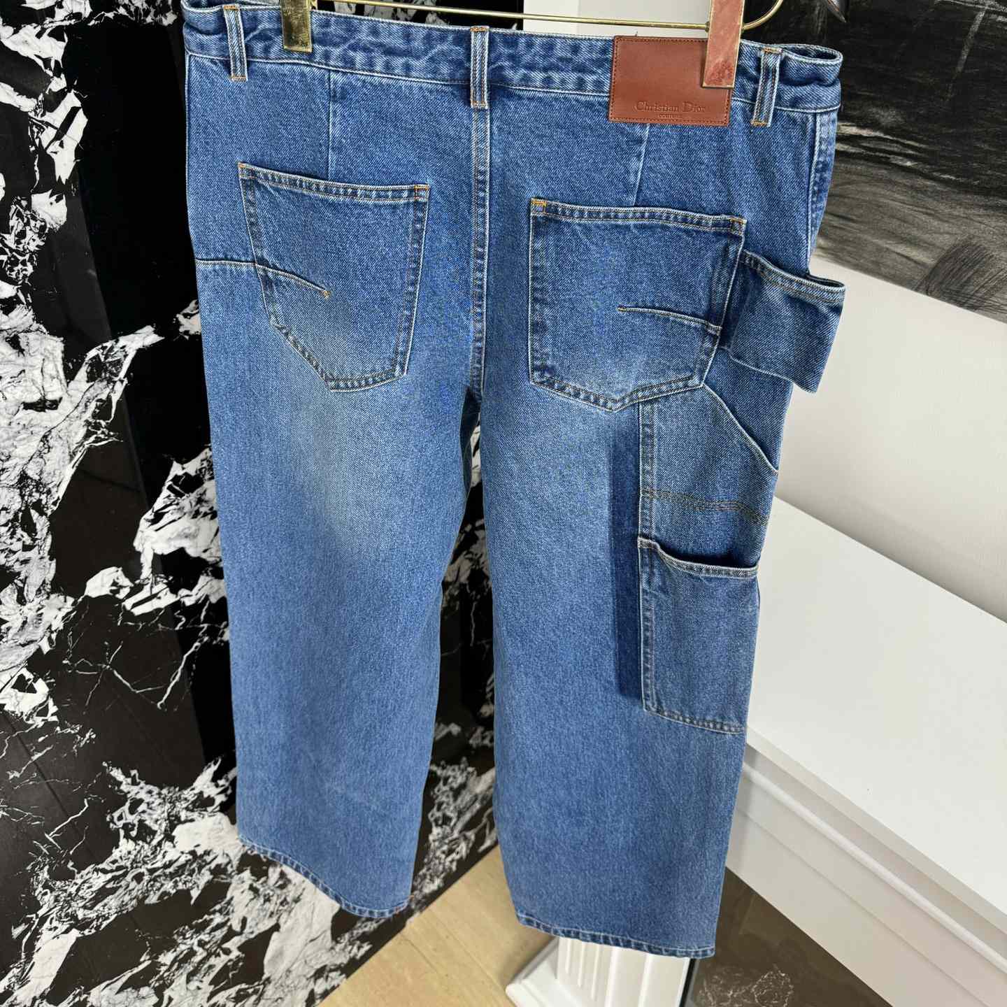 Dior Handwritten Christian Dior Carpenter Jeans - DesignerGu