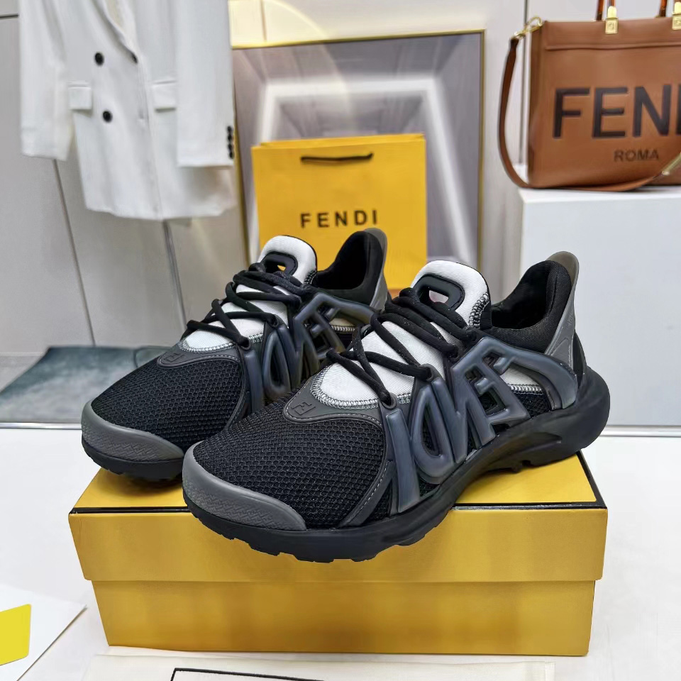 Fendi Tag Sneakers - DesignerGu