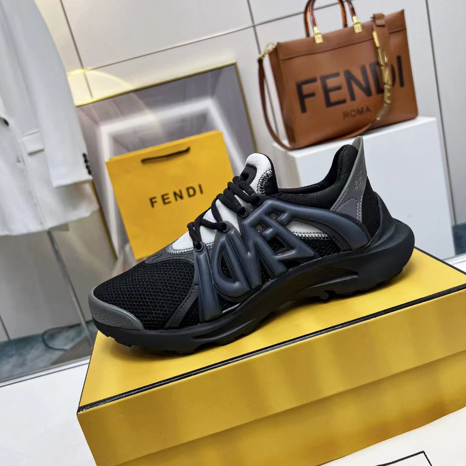 Fendi Tag Sneakers - DesignerGu