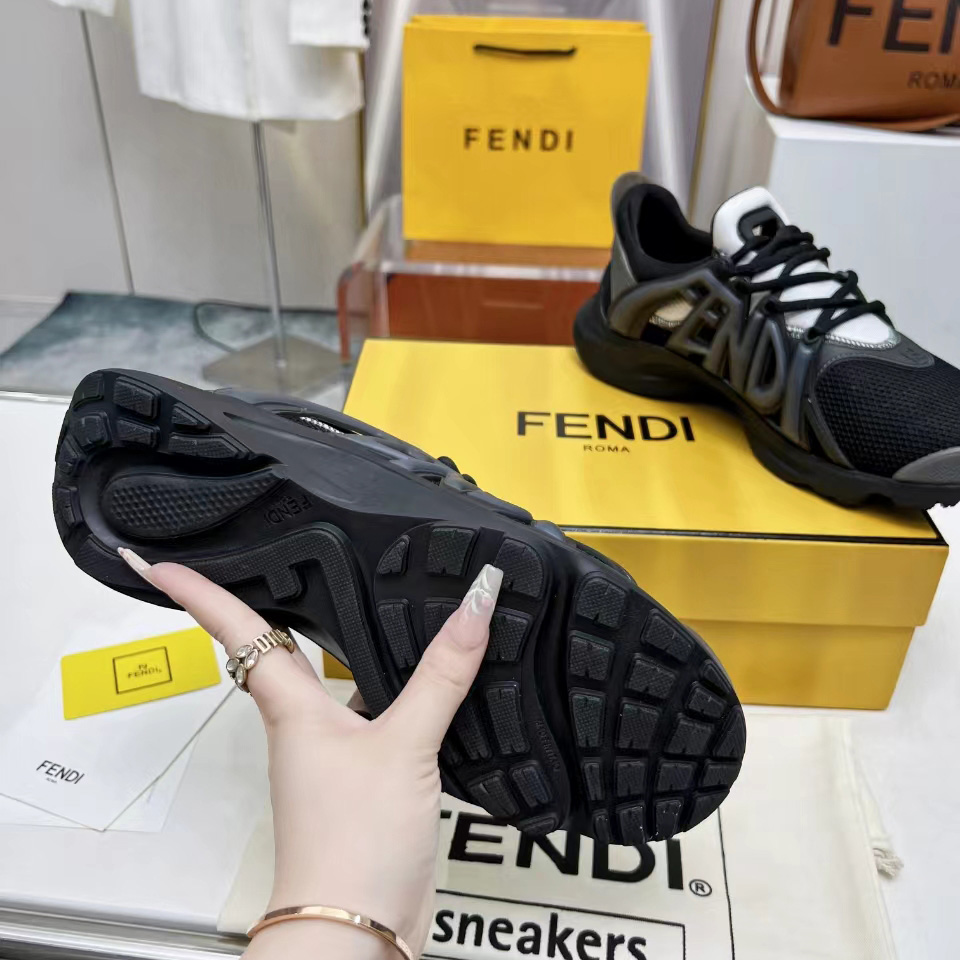 Fendi Tag Sneakers - DesignerGu